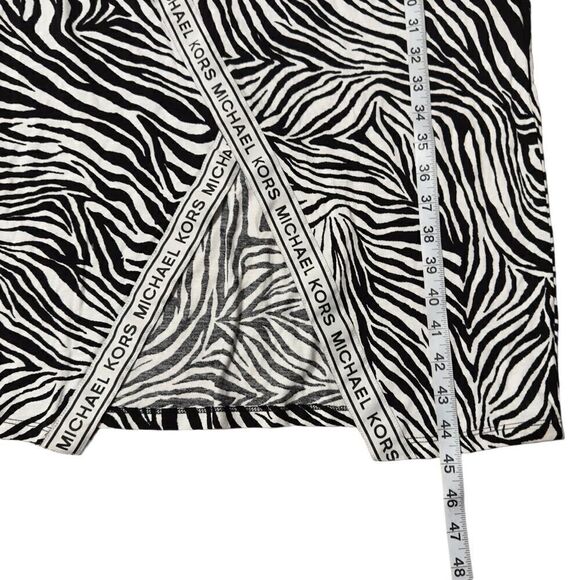 MICHAEL Michael Kors Black & White Zebra Sleeveless Jersey Dress MEDIUM - Picture 11 of 14
